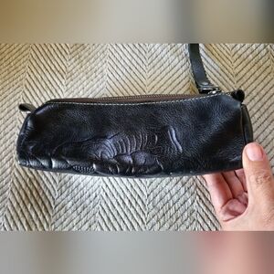 Patricia Nash Tooled Leather Wristlet Clutch